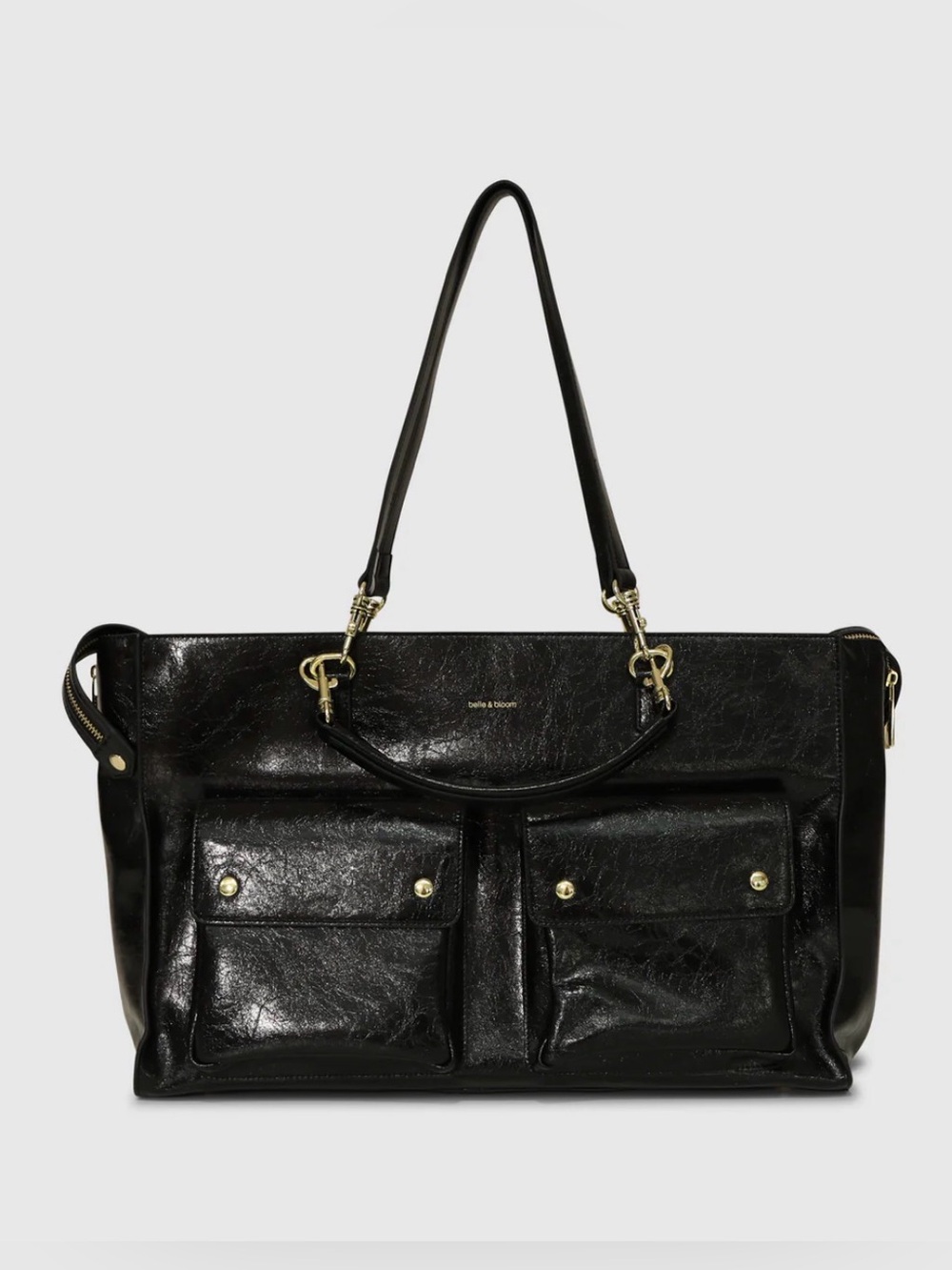 Belle & Bloom Reflections Shoulder Bag in Black Brand New with Tags